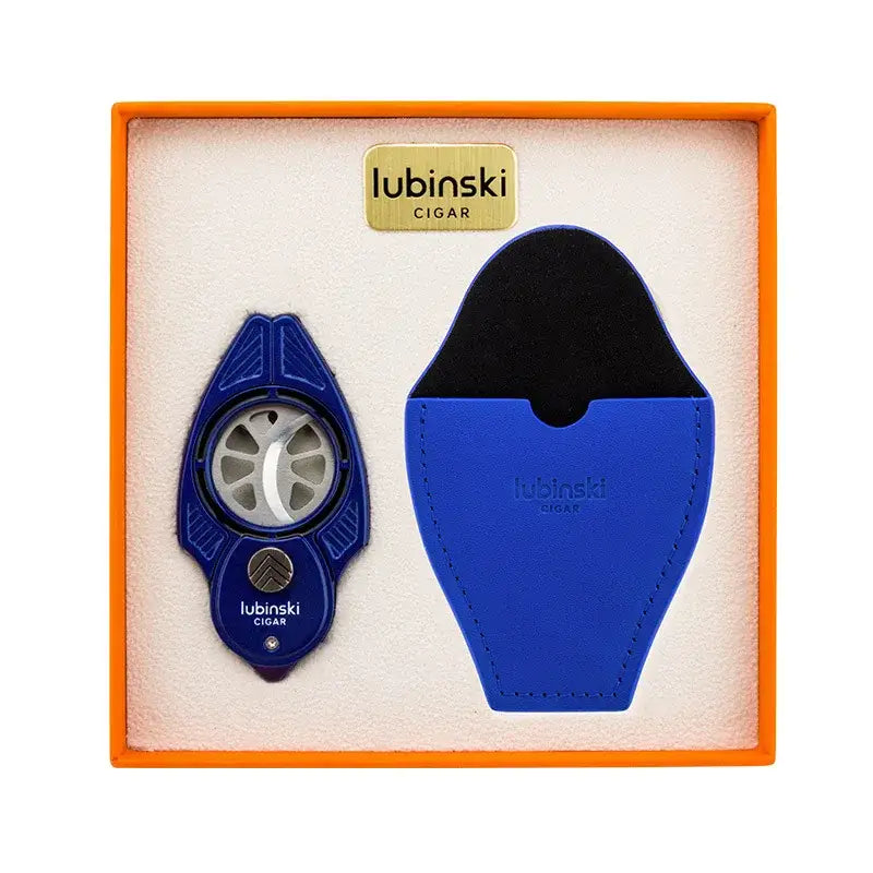 Lubinski Cigar Cutter Scissors - Blue - Cigar Cutter