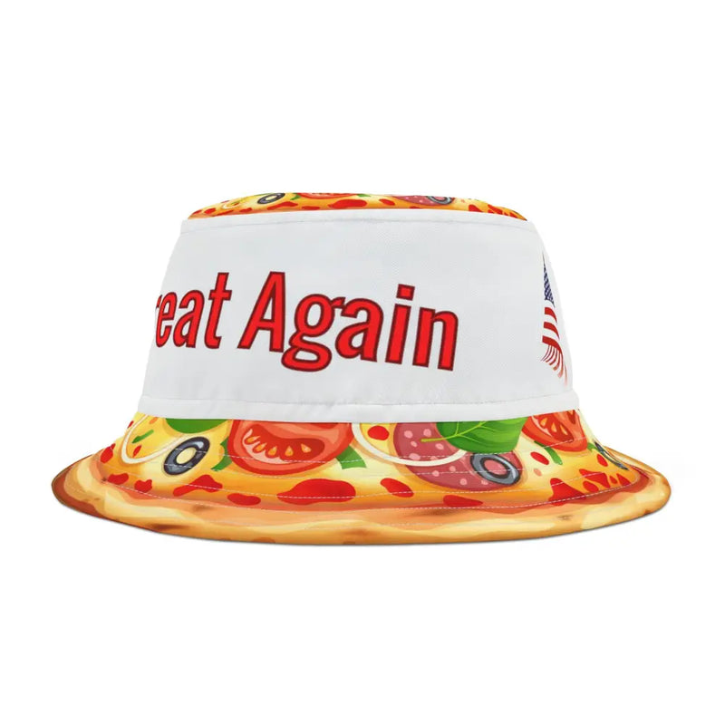 MAKE PIZZA GREAT AGAIN Bucket Hat - Hats