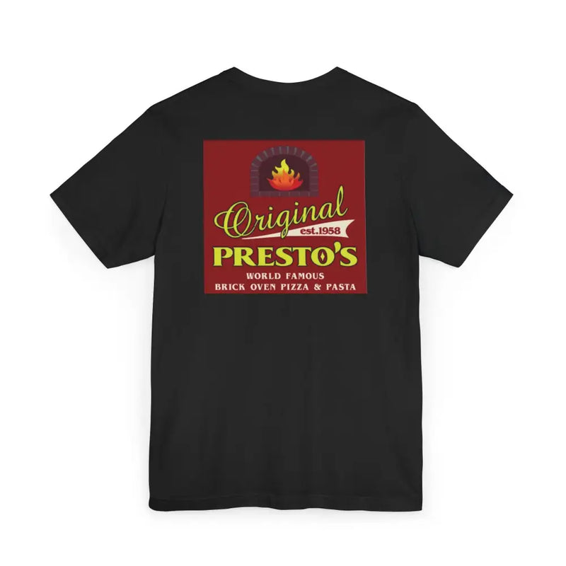 Presto Pizza & Pasta T-Shirt - Black / S - T-Shirt