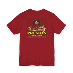 Presto Pizza & Pasta T-Shirt - Canvas Red / S - T-Shirt