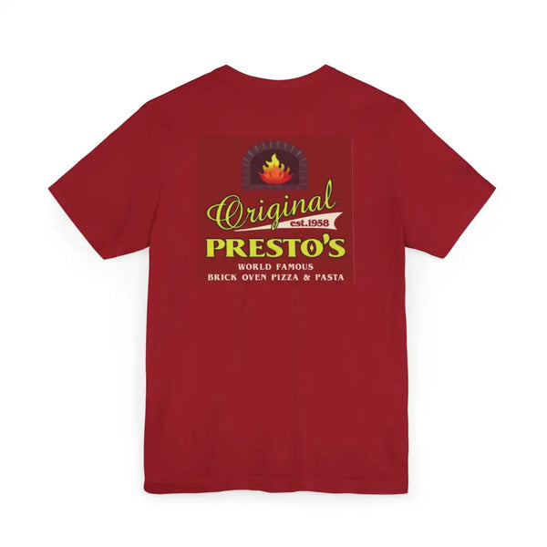 Presto Pizza & Pasta T-Shirt - Canvas Red / S - T-Shirt