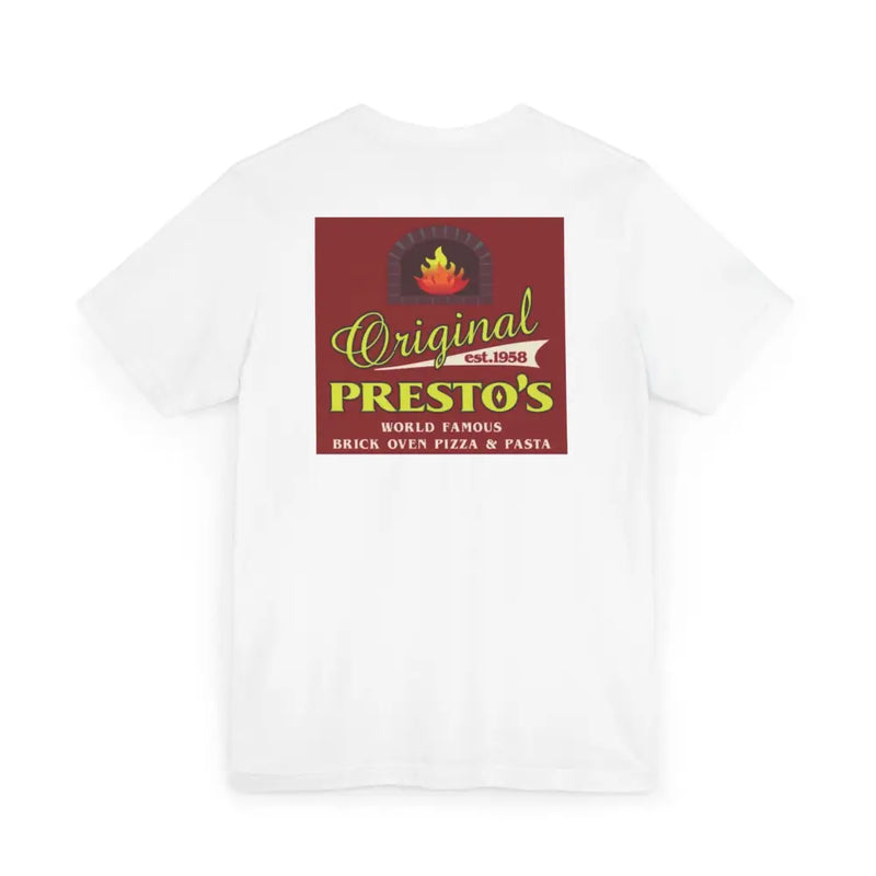 Presto Pizza & Pasta T-Shirt - White / S - T-Shirt