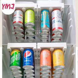 Refrigerator Under Shelf Can Slide Soda Beverage - WHITE - Home & Garden