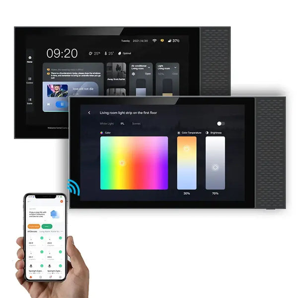 Smart Android Music Amplifiers LCD Home Automation Touch Screen - Smart Home System