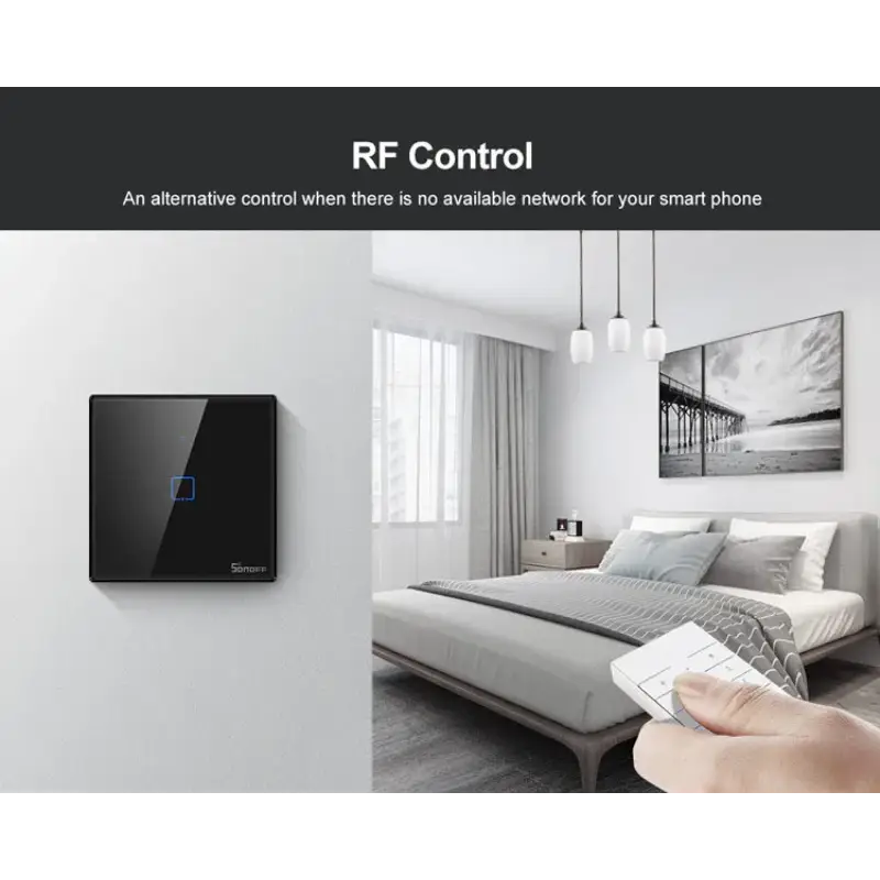 SONOFF TX Wifi Smart Wall Touch Switch Control Via EWelink Alexa Google - Smart Home System