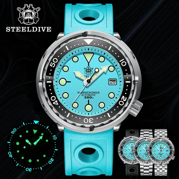 SteelDive Tuna Watch Swiss Wristwatches - Mens Watches