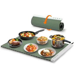 Surface Heating Electric Warming Tray Versatile Food Warmer for Gatherings Roll Up Silicone Heating Mat for Food - Home