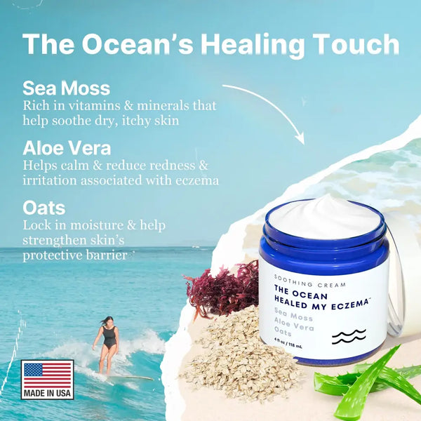 The Ocean Healed My Eczema Skin Relieving Soothing Cream - 118ml - Shin rejuvenation