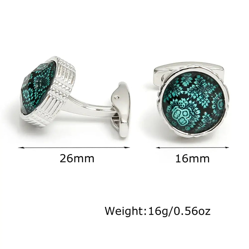 TOMYE Green CuffLinks - XK22S019 / CHINA - Cufflinks