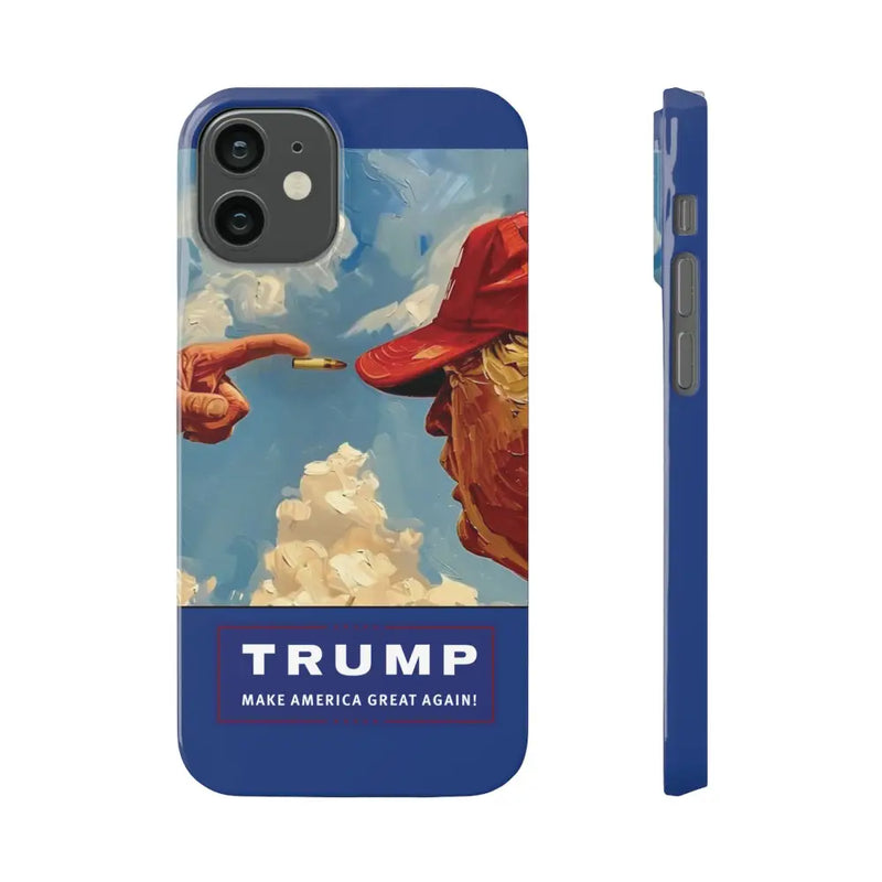 TRUMP Bullet Slim Phone Cases - iPhone 12 Mini / Glossy / Without gift packaging - Phone Case