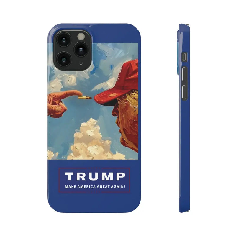 TRUMP Bullet Slim Phone Cases - iPhone 12 Pro / Glossy / Without gift packaging - Phone Case