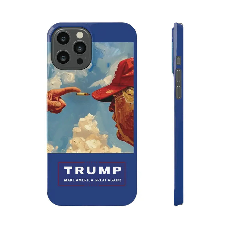 TRUMP Bullet Slim Phone Cases - iPhone 12 Pro Max / Glossy / Without gift packaging - Phone Case