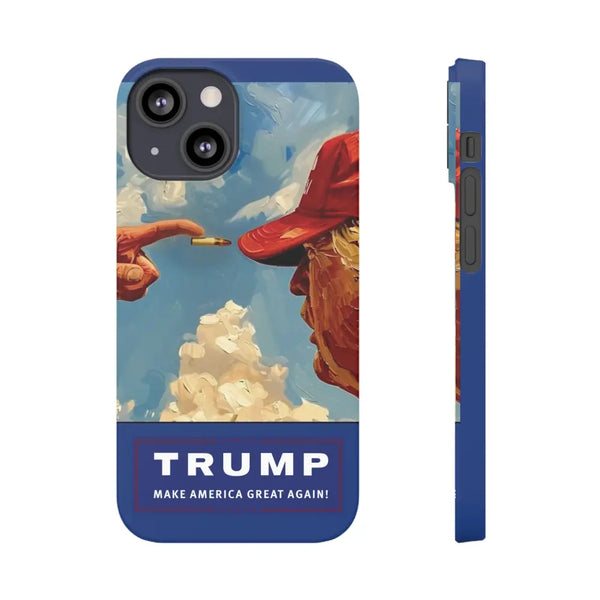 TRUMP Bullet Slim Phone Cases - iPhone 13 Mini / Glossy / Without gift packaging - Phone Case