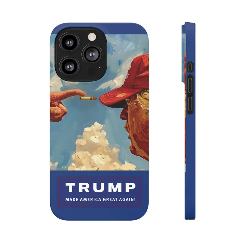 TRUMP Bullet Slim Phone Cases - iPhone 13 Pro / Glossy / Without gift packaging - Phone Case