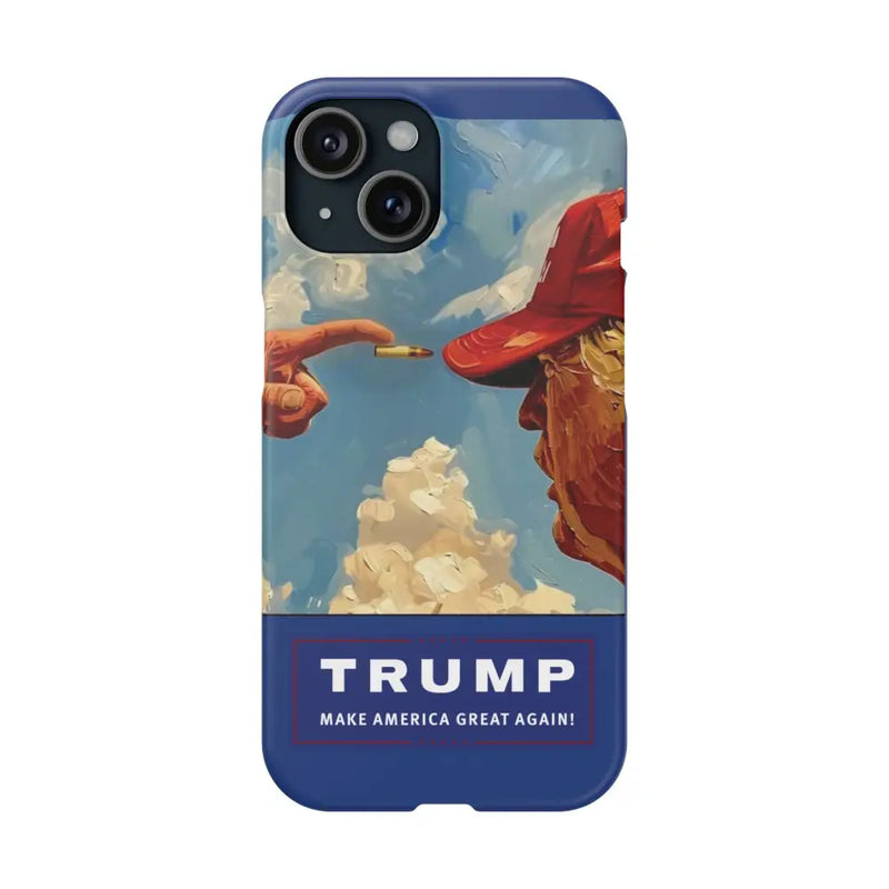 TRUMP Bullet Slim Phone Cases - iPhone 15 / Glossy / Without gift packaging - Phone Case