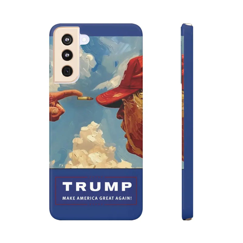 TRUMP Bullet Slim Phone Cases - Samsung Galaxy S21 Plus / Glossy / Without gift packaging - Phone Case