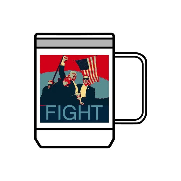 Trump Coffee Tumbler 15oz - 15oz / White - Mug