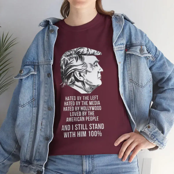 Trump Tee - Maroon / S - T-Shirt