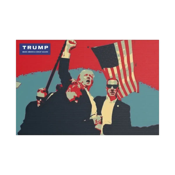 Trump Satin Canvas - 36″ x 24″ (Horizontal) / 1.5’ - Canvas