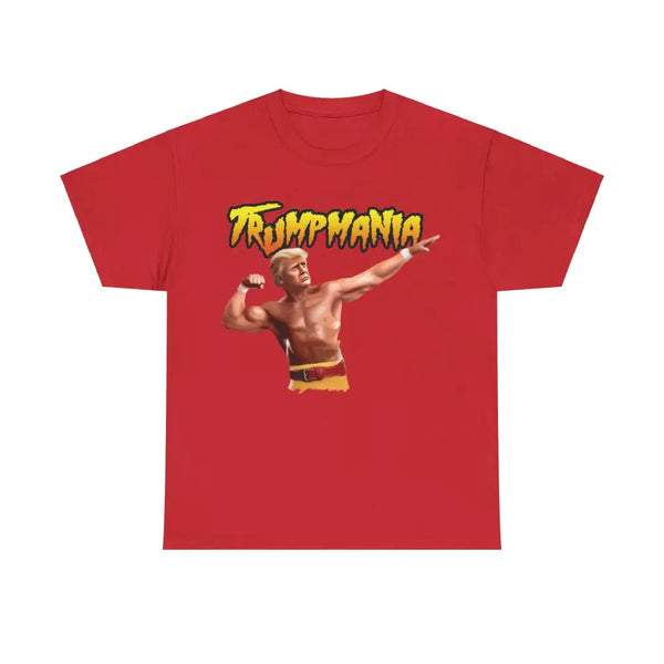 TRUMPMAINIA Cotton Tee - Red / S - T-Shirt