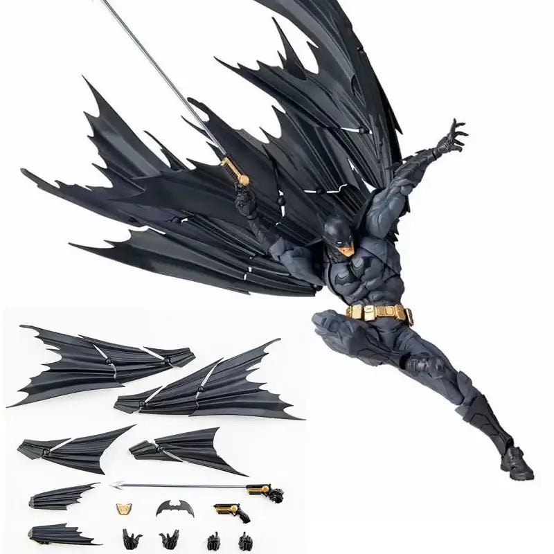 Yamaguchi Amazing Revoltech Deathstroket Batman Action Figure Collection Model Toy Doll Birthday Gifts - Toys